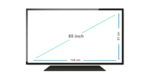 dimensions of 65 inch tv