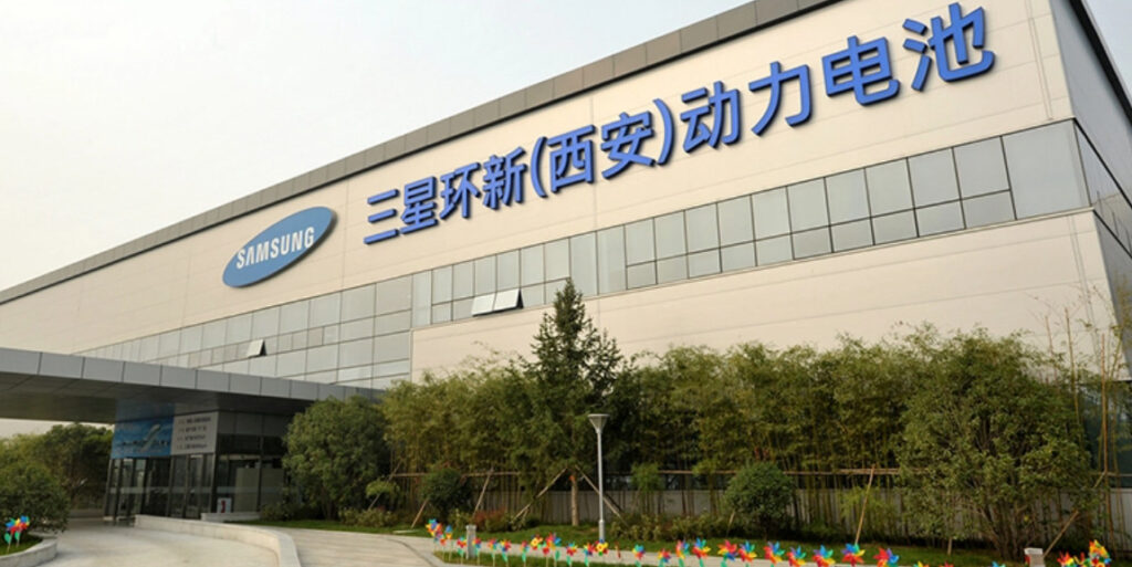 Manufacturing of samsung In China