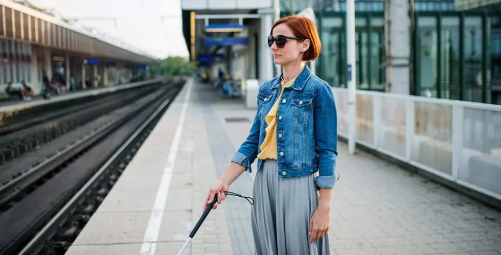 A Visually Impaired Person